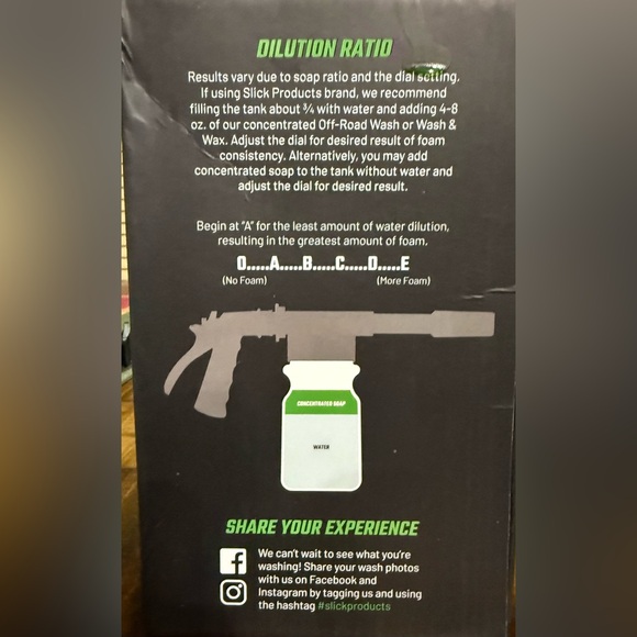 SLICK Products Garden Hose Foam Gun For Car Washing - Picture 3 of 5